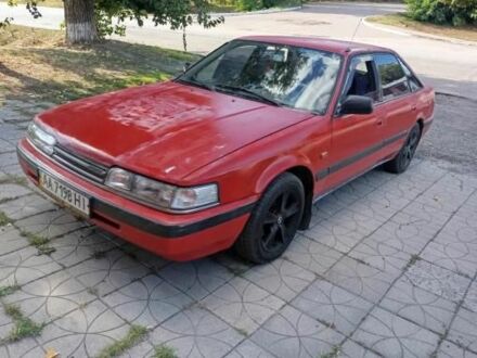 Красный Мазда 626, объемом двигателя 2 л и пробегом 111 тыс. км за 1500 $, фото 1 на Automoto.ua