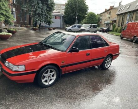 Красный Мазда 626, объемом двигателя 2 л и пробегом 240 тыс. км за 478 $, фото 1 на Automoto.ua