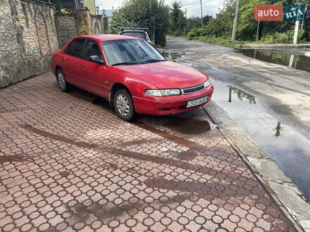Красный Мазда 626, объемом двигателя 1.8 л и пробегом 438 тыс. км за 1550 $, фото 1 на Automoto.ua
