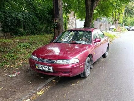 Красный Мазда 626, объемом двигателя 2 л и пробегом 283 тыс. км за 2500 $, фото 1 на Automoto.ua