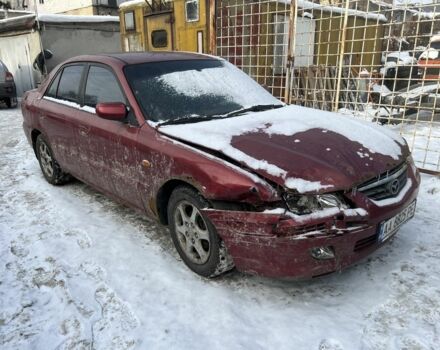 Красный Мазда 626, объемом двигателя 1.8 л и пробегом 250 тыс. км за 800 $, фото 1 на Automoto.ua