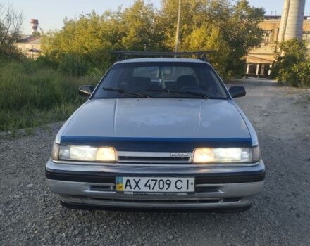 Серый Мазда 626, объемом двигателя 2 л и пробегом 60 тыс. км за 1150 $, фото 1 на Automoto.ua