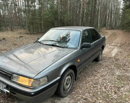 Серый Мазда 626, объемом двигателя 2 л и пробегом 470 тыс. км за 953 $, фото 1 на Automoto.ua