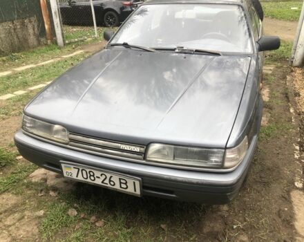 Серый Мазда 626, объемом двигателя 2.2 л и пробегом 450 тыс. км за 997 $, фото 1 на Automoto.ua