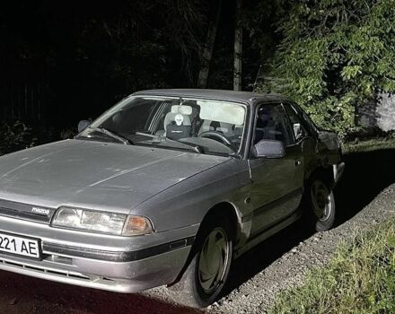 Серый Мазда 626, объемом двигателя 2 л и пробегом 400 тыс. км за 502 $, фото 1 на Automoto.ua