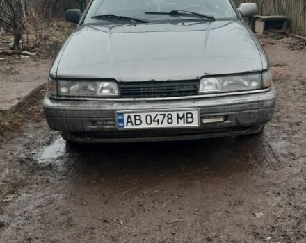 Серый Мазда 626, объемом двигателя 2 л и пробегом 200 тыс. км за 600 $, фото 1 на Automoto.ua