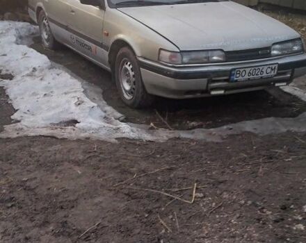 Серый Мазда 626, объемом двигателя 2 л и пробегом 500 тыс. км за 800 $, фото 1 на Automoto.ua