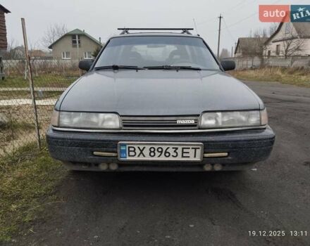 Серый Мазда 626, объемом двигателя 2.2 л и пробегом 350 тыс. км за 1100 $, фото 1 на Automoto.ua