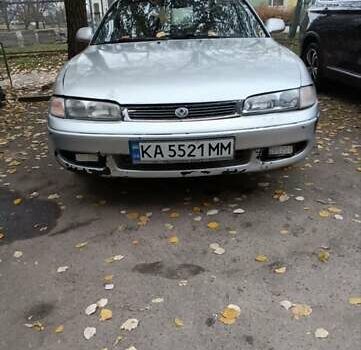 Серый Мазда 626, объемом двигателя 1.99 л и пробегом 448 тыс. км за 550 $, фото 1 на Automoto.ua