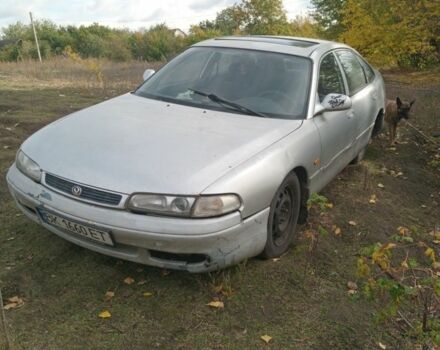 Серый Мазда 626, объемом двигателя 2 л и пробегом 185 тыс. км за 801 $, фото 1 на Automoto.ua