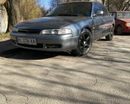 Серый Мазда 626, объемом двигателя 2 л и пробегом 440 тыс. км за 1500 $, фото 1 на Automoto.ua