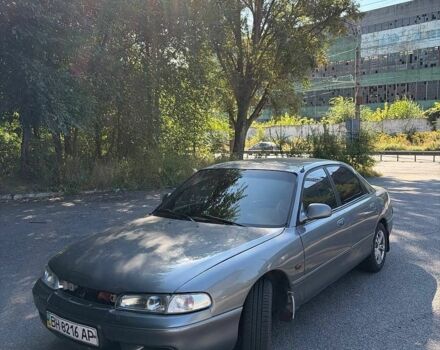 Серый Мазда 626, объемом двигателя 2 л и пробегом 374 тыс. км за 1600 $, фото 1 на Automoto.ua