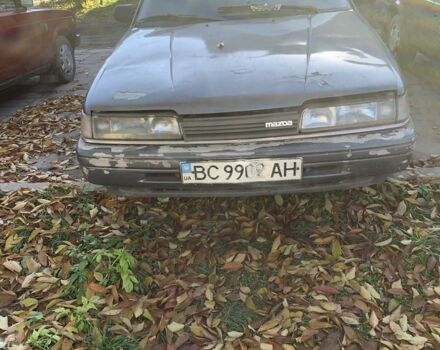 Синий Мазда 626, объемом двигателя 2 л и пробегом 250 тыс. км за 800 $, фото 3 на Automoto.ua