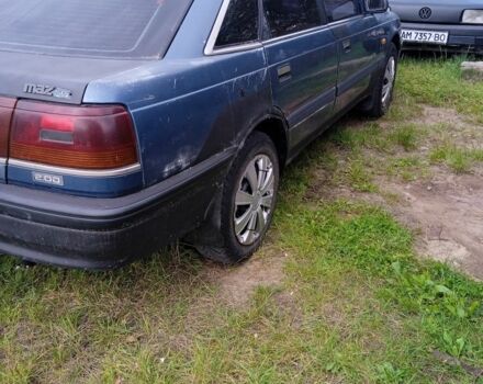 Синий Мазда 626, объемом двигателя 2 л и пробегом 200 тыс. км за 500 $, фото 3 на Automoto.ua