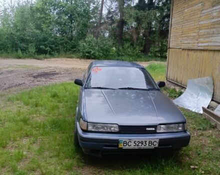 Синий Мазда 626, объемом двигателя 2 л и пробегом 400 тыс. км за 850 $, фото 5 на Automoto.ua