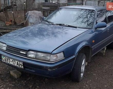 Синий Мазда 626, объемом двигателя 2.2 л и пробегом 350 тыс. км за 750 $, фото 4 на Automoto.ua