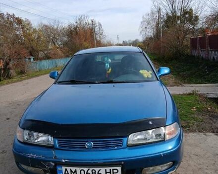 Синий Мазда 626, объемом двигателя 2 л и пробегом 491 тыс. км за 1999 $, фото 3 на Automoto.ua