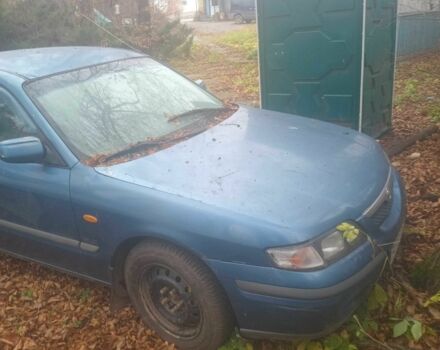 Синий Мазда 626, объемом двигателя 2 л и пробегом 3 тыс. км за 591 $, фото 1 на Automoto.ua