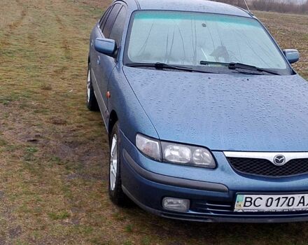 Синий Мазда 626, объемом двигателя 2 л и пробегом 231 тыс. км за 2500 $, фото 1 на Automoto.ua