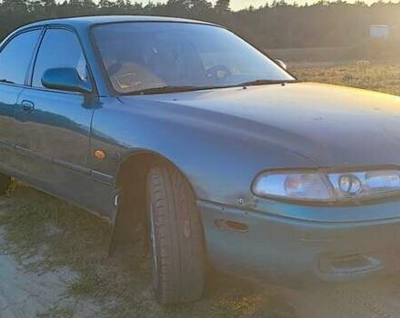 Синий Мазда 626, объемом двигателя 2 л и пробегом 442 тыс. км за 600 $, фото 3 на Automoto.ua