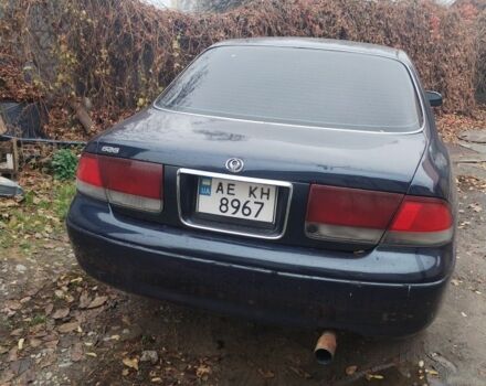 Синий Мазда 626, объемом двигателя 2 л и пробегом 400 тыс. км за 952 $, фото 3 на Automoto.ua