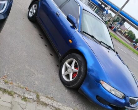 Синий Мазда 626, объемом двигателя 2 л и пробегом 100 тыс. км за 1500 $, фото 1 на Automoto.ua