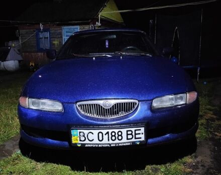 Синий Мазда 626, объемом двигателя 2 л и пробегом 100 тыс. км за 1500 $, фото 3 на Automoto.ua