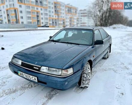 Синий Мазда 626, объемом двигателя 2 л и пробегом 245 тыс. км за 1750 $, фото 1 на Automoto.ua