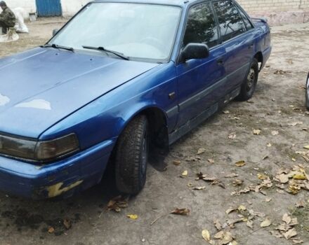 Мазда 626 1991 в Синельниковом на Automoto.ua Синий Мазда 626, объемом двигателя 1.8 л и пробегом 120 тыс. км за 552 $, фото 1 на Automoto.ua