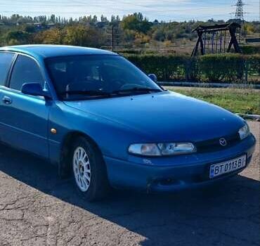 Синий Мазда 626, объемом двигателя 1.99 л и пробегом 300 тыс. км за 1900 $, фото 1 на Automoto.ua