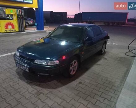 Синий Мазда 626, объемом двигателя 1.8 л и пробегом 123 тыс. км за 1600 $, фото 1 на Automoto.ua