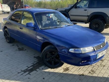 Синий Мазда 626, объемом двигателя 2 л и пробегом 373 тыс. км за 1750 $, фото 1 на Automoto.ua