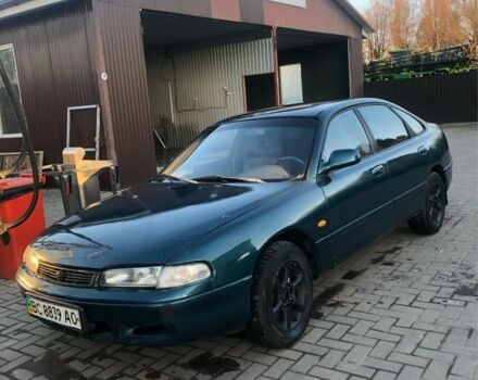 Синий Мазда 626, объемом двигателя 2 л и пробегом 400 тыс. км за 1000 $, фото 1 на Automoto.ua