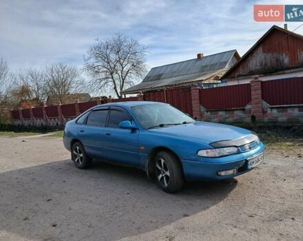 Синий Мазда 626, объемом двигателя 2 л и пробегом 491 тыс. км за 1999 $, фото 1 на Automoto.ua