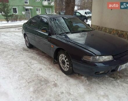 Синий Мазда 626, объемом двигателя 1.84 л и пробегом 250 тыс. км за 1350 $, фото 1 на Automoto.ua