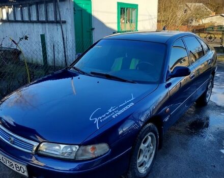 Синий Мазда 626, объемом двигателя 1.8 л и пробегом 263 тыс. км за 2100 $, фото 1 на Automoto.ua