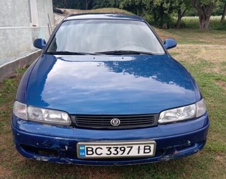 Синий Мазда 626, объемом двигателя 2 л и пробегом 300 тыс. км за 1200 $, фото 1 на Automoto.ua