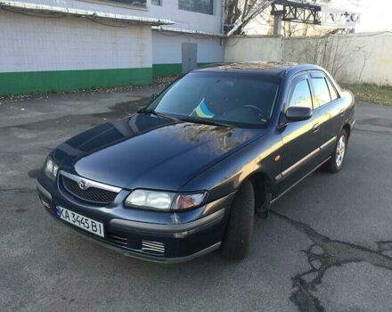 Синий Мазда 626, объемом двигателя 1.8 л и пробегом 360 тыс. км за 1700 $, фото 1 на Automoto.ua