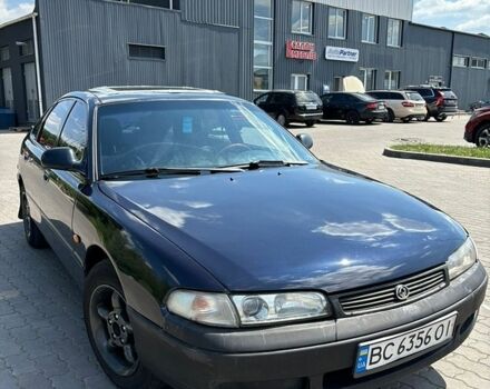 Синий Мазда 626, объемом двигателя 1.8 л и пробегом 490 тыс. км за 1700 $, фото 1 на Automoto.ua