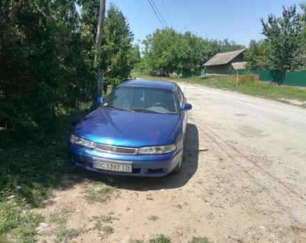 Синий Мазда 626, объемом двигателя 2 л и пробегом 35 тыс. км за 1200 $, фото 1 на Automoto.ua