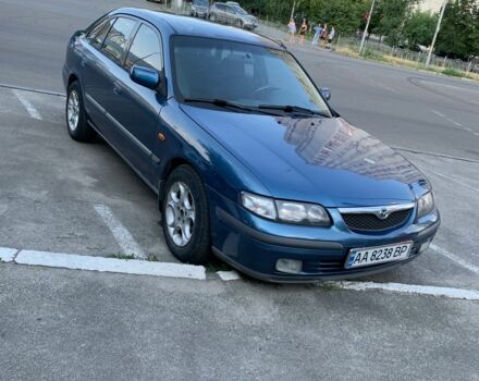 Синий Мазда 626, объемом двигателя 2 л и пробегом 390 тыс. км за 3200 $, фото 1 на Automoto.ua
