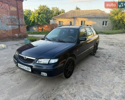 Синий Мазда 626, объемом двигателя 2 л и пробегом 200 тыс. км за 2250 $, фото 1 на Automoto.ua
