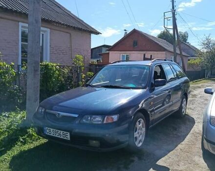 Синій Мазда 626, об'ємом двигуна 2 л та пробігом 400 тис. км за 2400 $, фото 1 на Automoto.ua