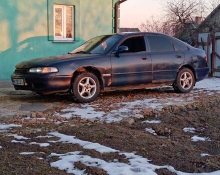 Синий Мазда 626, объемом двигателя 1.8 л и пробегом 430 тыс. км за 1100 $, фото 1 на Automoto.ua