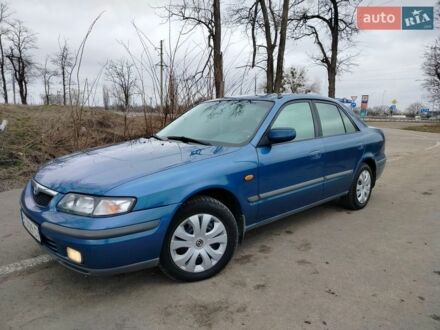 Синий Мазда 626, объемом двигателя 1.84 л и пробегом 419 тыс. км за 2800 $, фото 1 на Automoto.ua