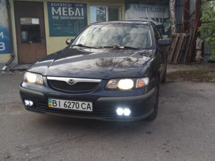 Синій Мазда 626, об'ємом двигуна 2 л та пробігом 480 тис. км за 1650 $, фото 1 на Automoto.ua