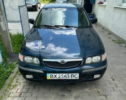 Синий Мазда 626, объемом двигателя 2 л и пробегом 350 тыс. км за 1702 $, фото 1 на Automoto.ua