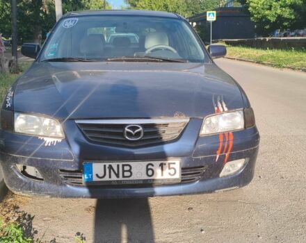Синий Мазда 626, объемом двигателя 2 л и пробегом 290 тыс. км за 1500 $, фото 1 на Automoto.ua