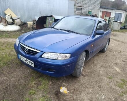 Синій Мазда 626, об'ємом двигуна 2 л та пробігом 140 тис. км за 1999 $, фото 1 на Automoto.ua