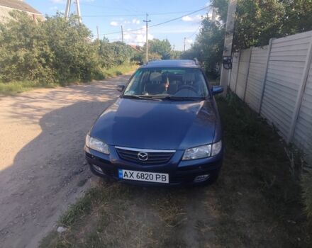 Синий Мазда 626, объемом двигателя 2 л и пробегом 320 тыс. км за 2364 $, фото 1 на Automoto.ua